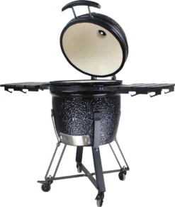 Boets Grill Kamado Grill 21 Inch - 21" - BG21 - Keramisch - Kookoppervlak Ø 44 - Glanzend Zwart -Bbq Promotiewinkel 1016x1200