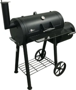 Fire Beam Houtskool Barbecue - Grilloppervlak (LxB) 35 X 66 Cm - Smoker - Zwart -Bbq Promotiewinkel 1018x1200