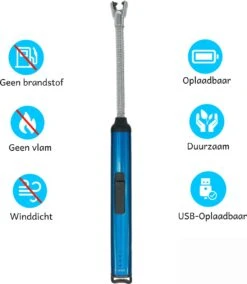Elektrische Aansteker – USB Oplaadbaar - Blauw – Fornuis – BBQ – Openhaard – Lange Flexibele Aansteker 9 Elektrische Aansteker – USB Oplaadbaar - Blauw – Fornuis – BBQ – Openhaard – Lange Flexibele Aansteker -Bbq Promotiewinkel 1042x1200 2