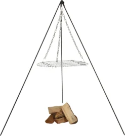 Esschert Design - Driepoot Met Ketting - Haardvuur Accessoires - Staal - Zwart -Bbq Promotiewinkel 1103x1200 1