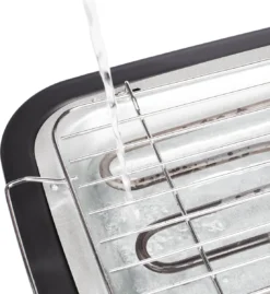 Tristar BQ-2813 Electrische Tafelbarbecue - Grilloppervlak (LxB) 38x22 Cm - 2000W - Zwart -Bbq Promotiewinkel 1103x1200