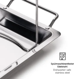 Blumtal BBQ Rek - Robuuste Roestvrijstalen Kippenpoot Rek - Voor 12 Poten - Kippengrillstandaard - Vaatwasmachinebestendig -Bbq Promotiewinkel 1128x1200