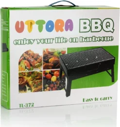 Merkloos Decopatent® Portable Houtskool BBQ - Barbecue - Inklapbaar - Barbecue Houtskool - Tafel Grill - Camping - Strand - Festival - Park -Bbq Promotiewinkel 1130x1200