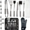 Bbq Accesoires – Bbq Gereedschap – Bbq Set – 22 Delig – RVS