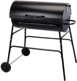 BBQ XL Houtskoolbarbecue - Cilindervorm - Grilloppervlak (LxB) 71 X 35 Cm - Zwart -Bbq Promotiewinkel 1141x1200