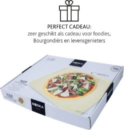 Boska Pizzasteen Deluxe Rechthoek - Voor De Oven - Knapperige Pizza's - 40x32 Cm - BBQ Accessoires -Bbq Promotiewinkel 1142x1200 2