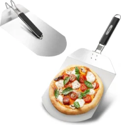 Bighorn Pizzaschep Voor BBQ En Oven-Inklapbare Handgreep -Pizzasnijder- Edelstaal -geschikt Als Broodschep En Ovenschep - SRPT01 -Bbq Promotiewinkel 1163x1200 1