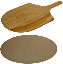 Merkloos Excellent Houseware Pizza-baksteen - Met Pizza-schep -Bbq Promotiewinkel 1179x1200 2