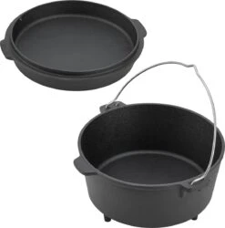 Dutch Oven Enkhuizen Met Deksel Gietijzer Zwart 4,2 L -Bbq Promotiewinkel 1187x1200 3