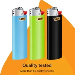 BIC J26 Maxi Vuursteen Flint Aanstekers - Diverse Kleuren - Pak Van 5 Gasaanstekers - Kindveilig -Bbq Promotiewinkel 1198x1200 13