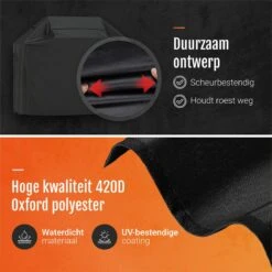 GrillX Barbecue Hoes - 170 X 61 X 117cm - BBQ Hoes Waterdicht - Beschermhoes Inclusief Trekkoord - BBQ Accesoires -Bbq Promotiewinkel 1198x1200 6