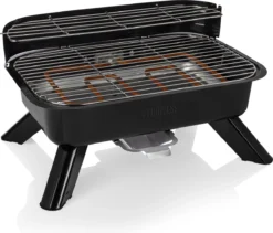 Princess 112252 Hybride Barbecue – Elektrische BBQ - Tafelmodel - 2000W - 44x 29cm - Gebruik Elektrisch Of Met Kolen -Bbq Promotiewinkel 1200x1025