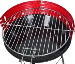 Houtskoolbarbecue Ø33 Cm | Verstelbare Grill BBQ | Halfopen | Zwart / Rood 16 Houtskoolbarbecue Ø33 Cm | Verstelbare Grill BBQ | Halfopen | Zwart / Rood -Bbq Promotiewinkel 1200x1028