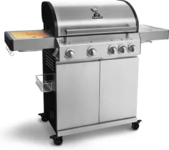Burnhard Gas BBQ Big FRED Deluxe - 4 Branders - Incl. Keramische Infraroodbrander & Afdekhoes - Deluxe -Bbq Promotiewinkel 1200x1069