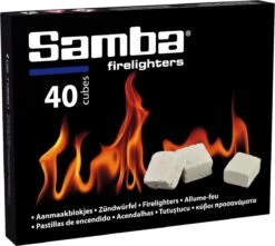 Samba Aanmaakblokjes Wit - 40 Stuks -Bbq Promotiewinkel 1200x1073 1