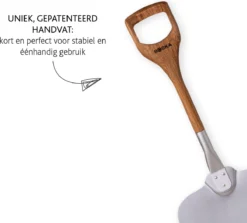 Boska Pizzaschep Barbecue - Kort Handvat - Stabiel - Aluminium - Eikenhout - BBQ Accessoires -Bbq Promotiewinkel 1200x1084 3