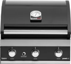Grandhall Premium G3 Inbouw Bbq - Met Gasdrukregelaar