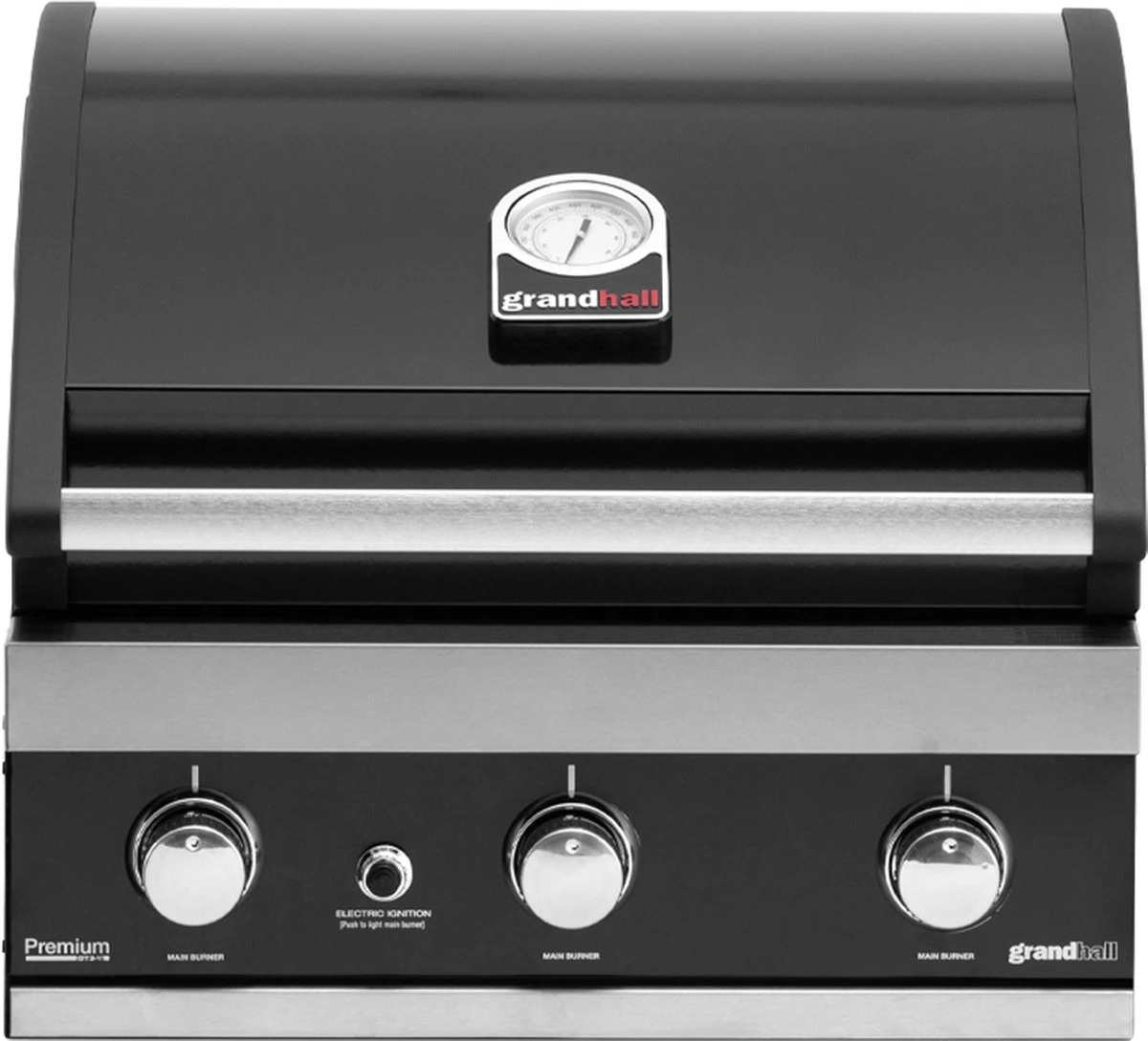 Grandhall Premium G3 Inbouw Bbq - Met Gasdrukregelaar 1 Grandhall Premium G3 Inbouw Bbq - Met Gasdrukregelaar