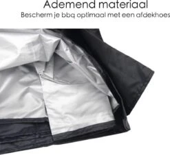 BBQ Beschermhoes - Voor Kamado - Universeel - Tot 23 Inch - Zwart -Bbq Promotiewinkel 1200x1100 1