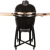 Patton - Kamado 21" - Premium Black - Keramische Barbecue - Incl. Bluetooth Kerntemperatuurmeter - LED Verlichting - Large - Compleet - Zwart
