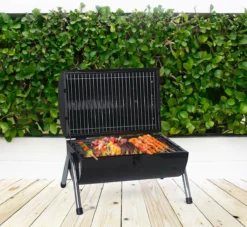 MaxxGarden BBQ - Houtskool Barbecue - Smoker Barbecue - Grilloppervlak (LxB) 38 X 52 Cm - Met Dubbel Grill Vlak - Zwart -Bbq Promotiewinkel 1200x1105 2