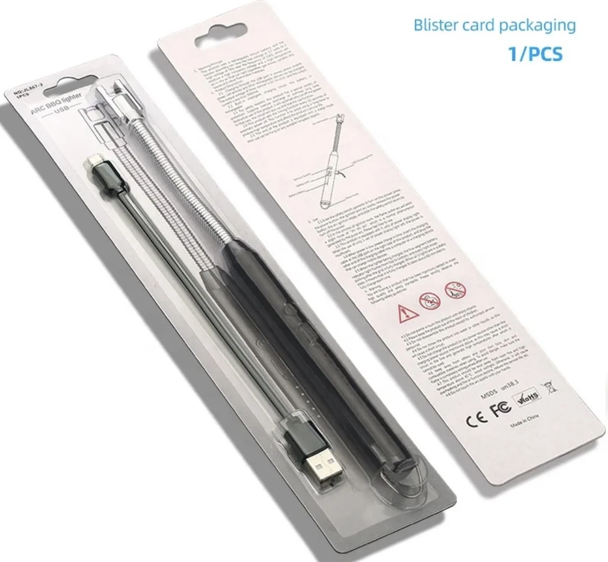 Le Cose USBurn-BBQ Aansteker-oplaadbare Aansteker Met Usb Kabel-Elektrische Plasma Aansteker-windbestendig En Buigzaam-zwart-USB-Lange Flexibele Aansteker 4 Le Cose USBurn-BBQ Aansteker-oplaadbare Aansteker Met Usb Kabel-Elektrische Plasma Aansteker-windbestendig En Buigzaam-zwart-USB-Lange Flexibele Aansteker - Afbeelding 4