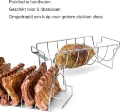 Barbecook Vlees & Ribrek - Spareribs Houder - RVS - Inox Barbecook Vlees & Ribrek - Spareribs Houder - RVS - Inox 11 Barbecook Vlees & Ribrek - Spareribs Houder - RVS - Inox Barbecook Vlees & Ribrek - Spareribs Houder - RVS - Inox -Bbq Promotiewinkel 1200x1114 2