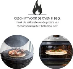 Boska Pizzasteen Deluxe - Voor Oven & BBQ - Knapperige Pizza's - Ø 29.5 Cm - BBQ Accessoires 21 Boska Pizzasteen Deluxe - Voor Oven & BBQ - Knapperige Pizza's - Ø 29.5 Cm - BBQ Accessoires -Bbq Promotiewinkel 1200x1131 1