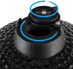 Patton - Kamado 21" - Premium Black - Keramische Barbecue - Incl. Bluetooth Kerntemperatuurmeter - LED Verlichting - Large - Compleet - Zwart 35 Patton - Kamado 21" - Premium Black - Keramische Barbecue - Incl. Bluetooth Kerntemperatuurmeter - LED Verlichting - Large - Compleet - Zwart -Bbq Promotiewinkel 1200x1137 1