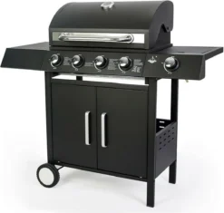 El Fuego San Angelo 4.1 Gasbarbecue - 5 Branders - Zwart -Bbq Promotiewinkel 1200x1143 1