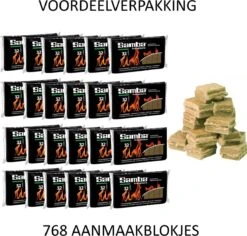 Samba Aanmaakblokjes Bruin á 24 X 32 Stuks - Omdoos Is 768 Aanmaakblokjes -Bbq Promotiewinkel 1200x1148 3