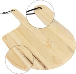 MaxxHome Pizzasteen - BBQ Steen - Maximum Te Verhitten Tot 600 Graden - ⌀33 - Incl. Houten Schep -Bbq Promotiewinkel 1200x1169