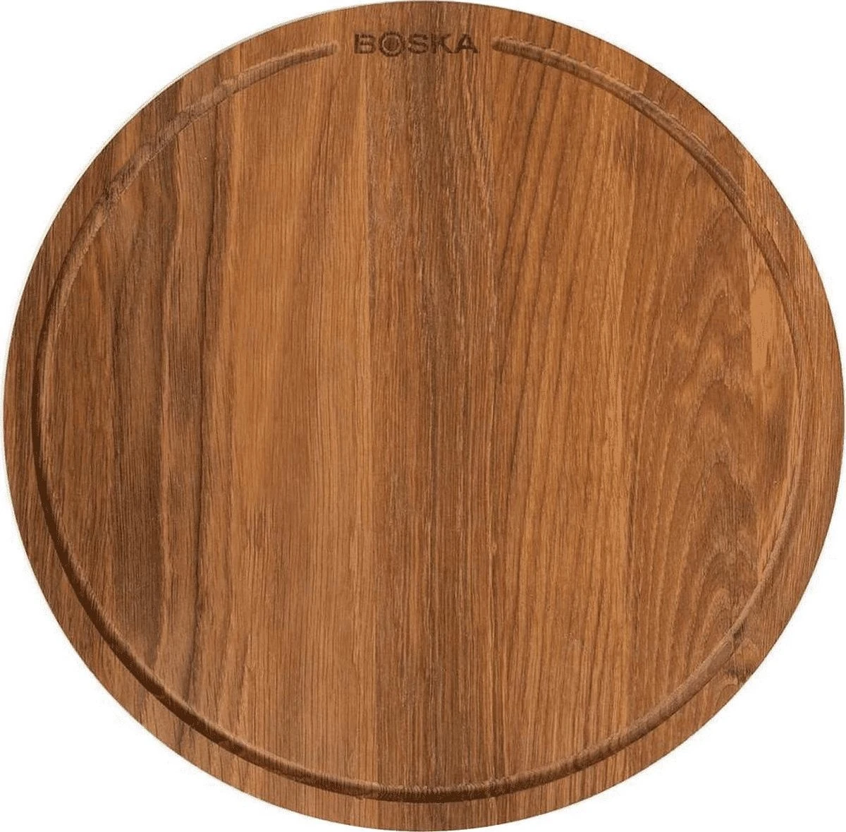 Boska Pizzaplank Friends L - BBQ Accessoires - Eikenhout - Handige Opvanggeul - Ø 34 Cm 2 Boska Pizzaplank Friends L - BBQ Accessoires - Eikenhout - Handige Opvanggeul - Ø 34 Cm - Afbeelding 2