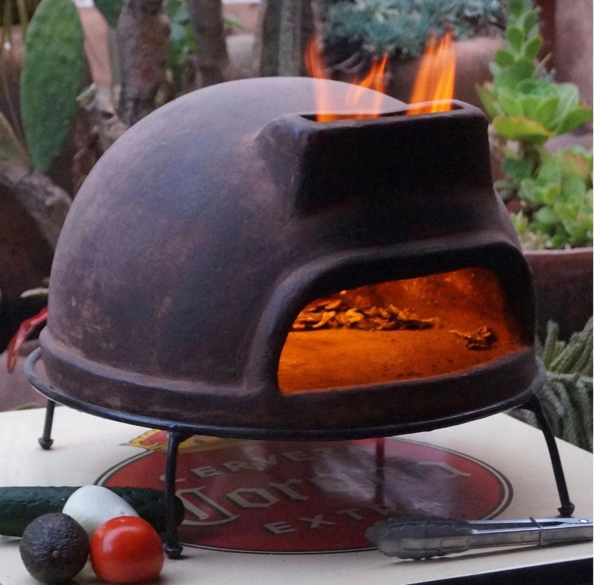 Sol-y-Yo Houtgestookte Toscaanse Stenen Pizza Oven 52CM 6 Sol-y-Yo Houtgestookte Toscaanse Stenen Pizza Oven 52CM - Afbeelding 6