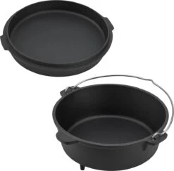 Dutch Oven Enkhuizen Met Deksel Gietijzer Zwart - 4 Varianten -Bbq Promotiewinkel 1200x1181 3