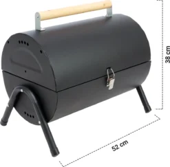 MaxxGarden BBQ - Houtskool Barbecue - Smoker Barbecue - Grilloppervlak (LxB) 38 X 52 Cm - Met Dubbel Grill Vlak - Zwart -Bbq Promotiewinkel 1200x1182 2