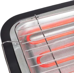 Tristar BQ-2813 Electrische Tafelbarbecue - Grilloppervlak (LxB) 38x22 Cm - 2000W - Zwart -Bbq Promotiewinkel 1200x1182