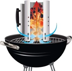 Kolen Starter GROOT - Brikettenstarter Met Veiligheidshandgreep - Snelstarter Voor Barbecue - BBQ Houtskool Starter -Bbq Promotiewinkel 1200x1187 9