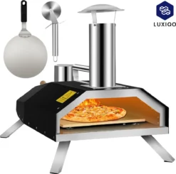 Vevor® Pizza Oven - Professionele Pizza Oven - Buitenkeuken - Pizza Gourmet - Barbecue - RVS - Tot 600°C - Met Draagtas -Bbq Promotiewinkel 1200x1191 1