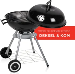 BBQ Collection Houtskoolbarbecue - Kogelbarbecue 45 X 60 Centimeter - Ronde Barbecue - Barbecue Op Wielen - Zwart - Metaal -Bbq Promotiewinkel 1200x1191 2