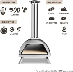 Burnhard Pizzaoven Voor Buiten - Nero -Bbq Promotiewinkel 1200x1197 2