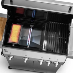 Burnhard Gas BBQ Big FRED Deluxe - 4 Branders - Incl. Keramische Infraroodbrander & Afdekhoes - Deluxe -Bbq Promotiewinkel 1200x1200 153