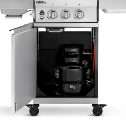 Burnhard Gas BBQ FRED JR. Deluxe - 2 Branders - Incl. Keramische Infraroodbrander & Afdekhoes - Deluxe -Bbq Promotiewinkel 1200x1200 16