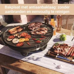 SUNTEC Elektrische BBQ 9493 - Geschikt Voor Buiten Als Tafelbarbecue Of Staande Barbecue - Barbecue Voor Balkon, Terras, Tuin En Camping - Elektrisch Barbecueën Met Max. 2400 Watt - Mobiel Onderstel -Bbq Promotiewinkel 1200x1200 194
