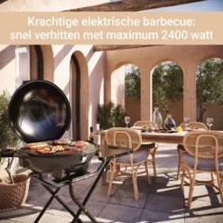 SUNTEC Elektrische BBQ 9493 - Geschikt Voor Buiten Als Tafelbarbecue Of Staande Barbecue - Barbecue Voor Balkon, Terras, Tuin En Camping - Elektrisch Barbecueën Met Max. 2400 Watt - Mobiel Onderstel -Bbq Promotiewinkel 1200x1200 196