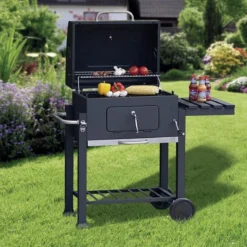 Tepro Toronto Click Barbecue Bbq Houtskool - Grilloppervlak (LxB) 56 X 42 Cm - Met Thermometer In De Deksel - RVS - Houtskoolbarbecue 6 Tepro Toronto Click Barbecue Bbq Houtskool - Grilloppervlak (LxB) 56 X 42 Cm - Met Thermometer In De Deksel - RVS - Houtskoolbarbecue -Bbq Promotiewinkel 1200x1200 197