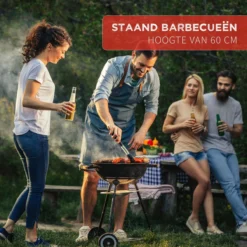 BBQ Collection Houtskoolbarbecue - Kogelbarbecue 45 X 60 Centimeter - Ronde Barbecue - Barbecue Op Wielen - Zwart - Metaal -Bbq Promotiewinkel 1200x1200 218