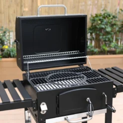 Alice's Garden Houtskool BBQ Bernard - Smoker - Verstelbare Houtskoolbak - Zwart 12 Alice's Garden Houtskool BBQ Bernard - Smoker - Verstelbare Houtskoolbak - Zwart -Bbq Promotiewinkel 1200x1200 226