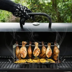 GrillX Kippenvleugelhouder - Kiphouder Voor BBQ & Oven - RVS - BBQ Accesoires -Bbq Promotiewinkel 1200x1200 339
