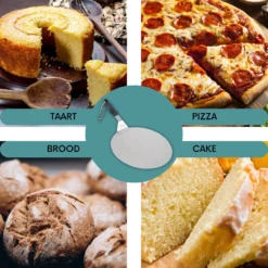 Nowad Pizzaschep RVS Rond - 30,5 Cm - PVC Handvat -Bbq Promotiewinkel 1200x1200 346